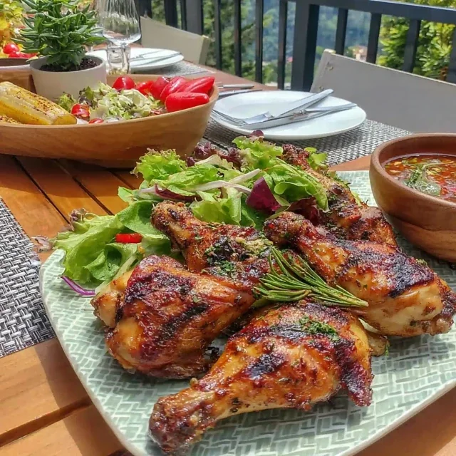 Frango Grelhado Estilo Churrasco Sem Churrasqueira