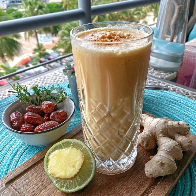 Smoothie Detox de Manga com Gengibre em 5 Minutos