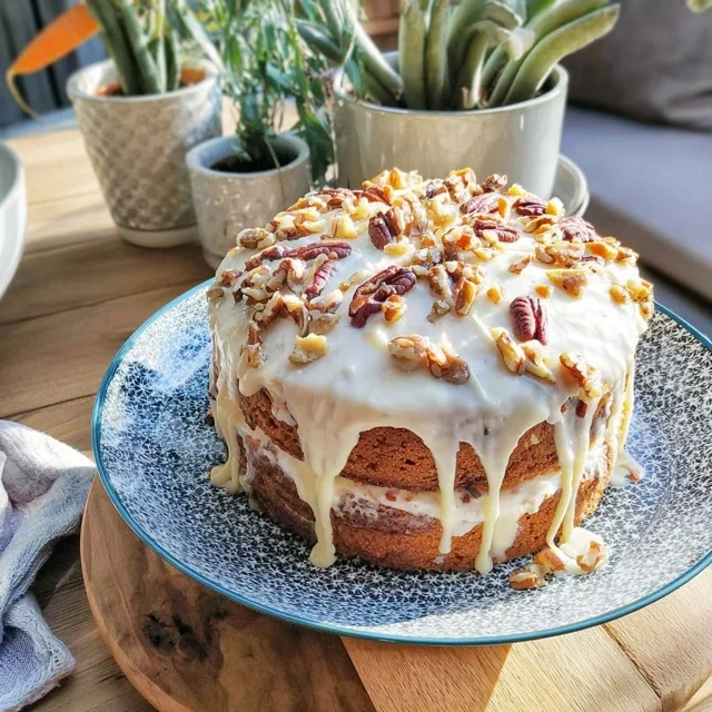 A Melhor Bolo de Cenoura com Cobertura de Cream Cheese
