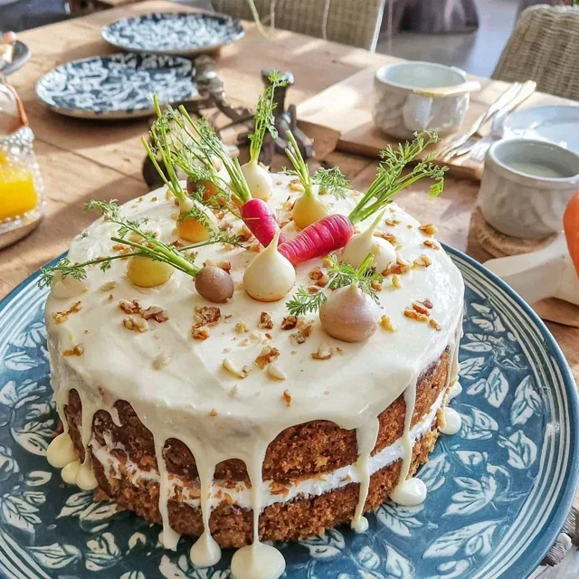 A Melhor Bolo de Cenoura com Cobertura de Cream Cheese