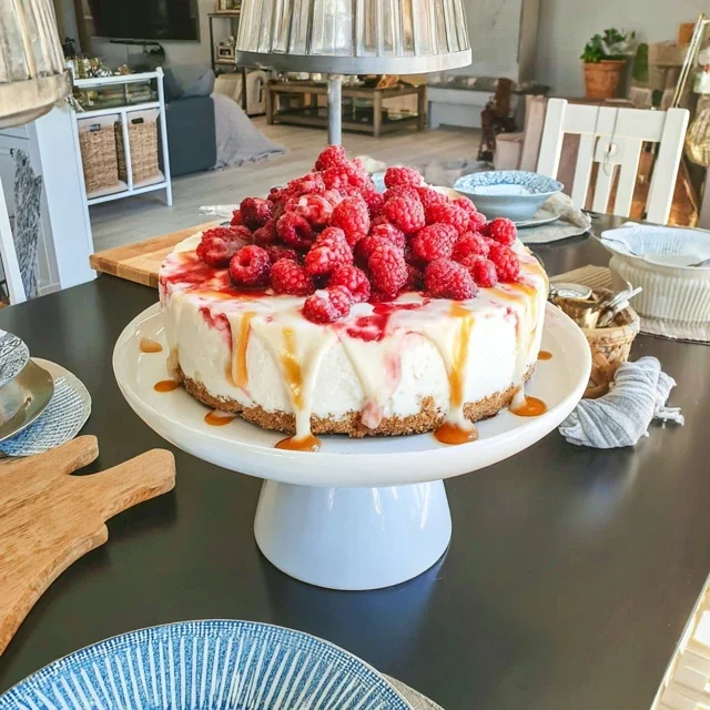 A Última Cheesecake de Framboesa Sem Forno, Simples, Cremosa e Irresistivelmente Deliciosa
