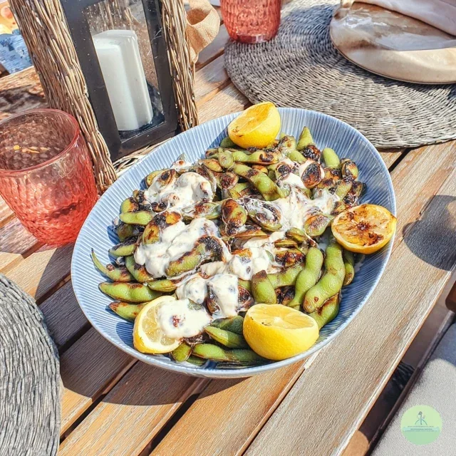 Edamame Grelhado Picante com Limão e Sal Marinho, Um Lanche Perfeito