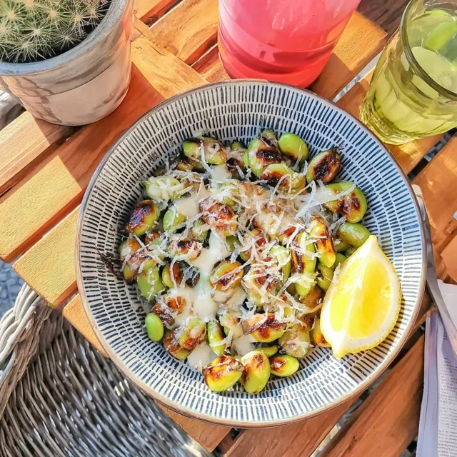 Edamame Grelhado Picante com Limão e Sal Marinho, Um Lanche Perfeito