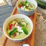Gazpacho Refrescante de Pepino e Hortelã