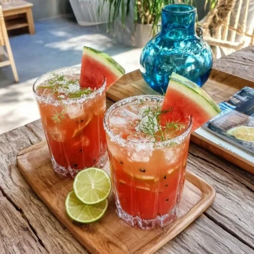 Receita refrescante de melancia e limão para o verão