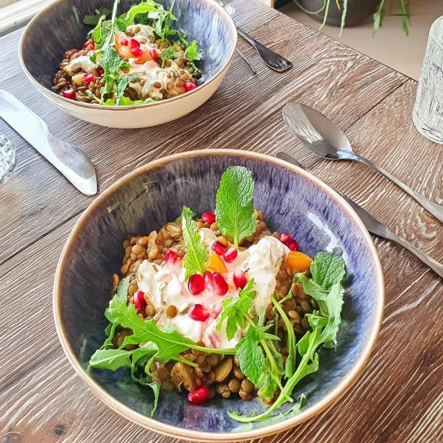 Salada de Lentilhas Corais Nutritiva e Colorida