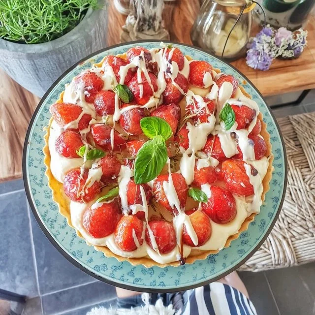 Torta de Morango com Creme de Confeiteiro